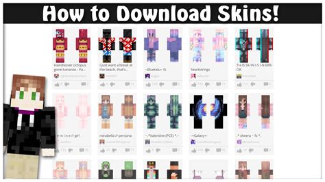 How To Download Minecraft Skins Youtube