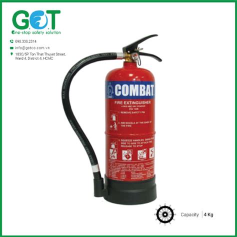 Kg Abc Stored Pressure Fire Extinguisher Combat Gotco