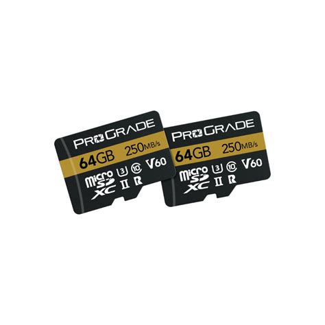 Prograde Digital Gb Micro Sdhc Uhs Ii Memory Card With Sd Adapter