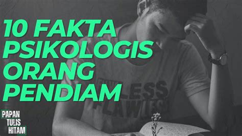 Kekuatan Dibalik Sikap Diam Fakta Psikologis Orang Pendiam Youtube