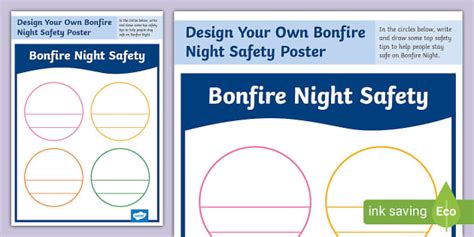 Design Your Own Bonfire Night Safety Poster Teacher Made