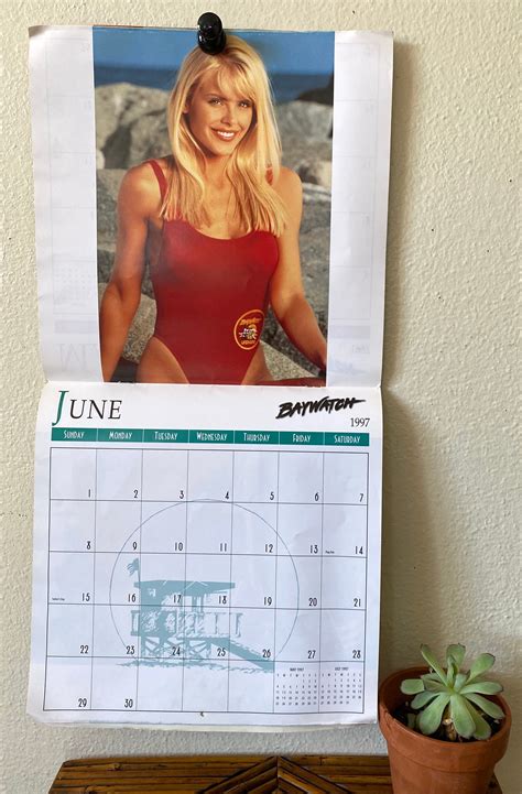 Baywatch 97 Calendar Pamela Anderson Yasmine Bleeth Kelly Packard Gena