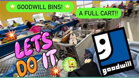 Lets Go To New Goodwill Bins Tons Of Overflowing Bins Come Thrift