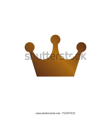 Bronze Crown Icon Stock Vector Royalty Free 714297631 Shutterstock