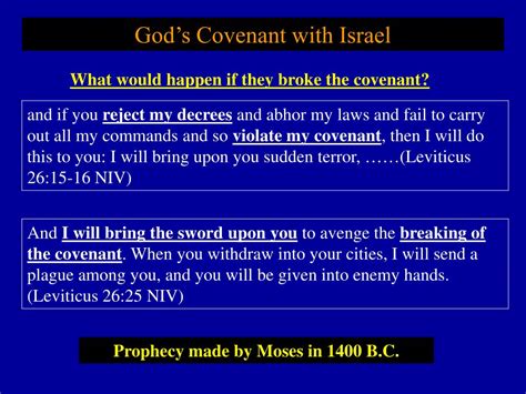 PPT - God’s Covenant with Israel PowerPoint Presentation, free download ...