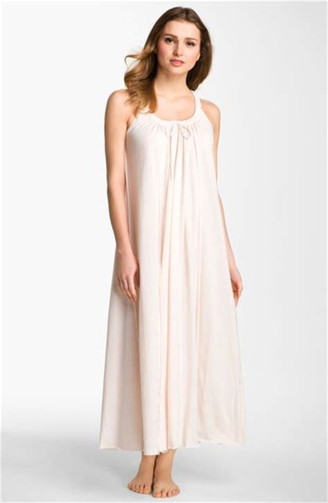 Donna Karan New York Pima Cotton Knit Nightgown In Pink Ballet Pink Lyst