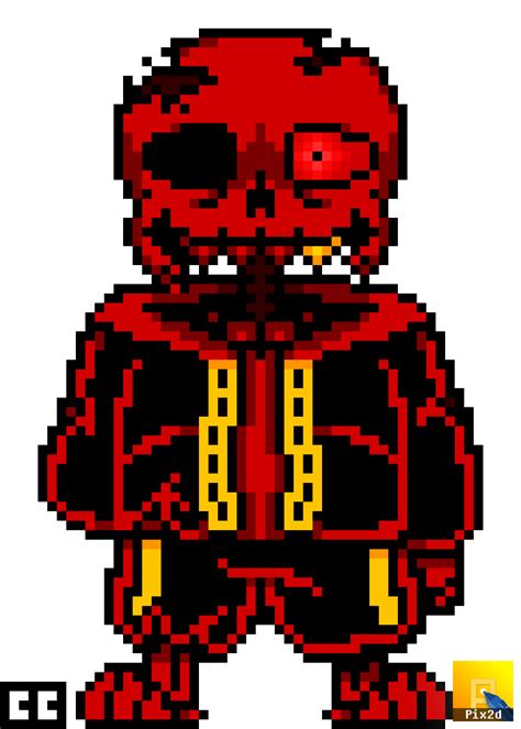 Horrorfell Sans Sprite V3 By Cooperclimbart On Deviantart