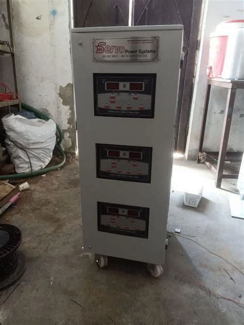 10 Kva Air Cooled 3 Phase Servo Stabilizer For Industrial 300v At Rs