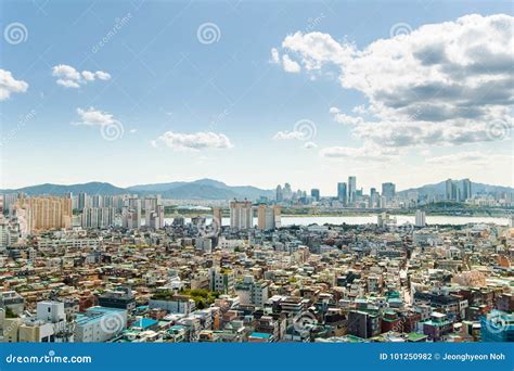 Seoul South Korea Sept 17 2017 Seoul City Landscape Photo South