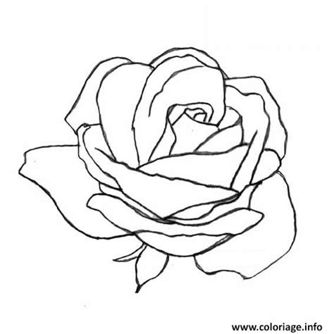 Coloriage Rose Et Coeur 145 JeColorie