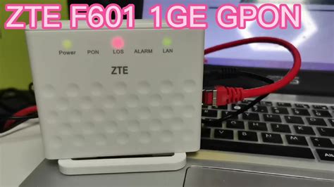 Original Brand Zxhn F601 Zte 1ge Ethernet Port English Version Gpon Ont