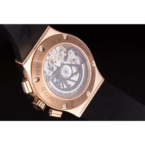 Svizzera Hublot Classic Fusion Quadrante Nero Oro Rosa Shb