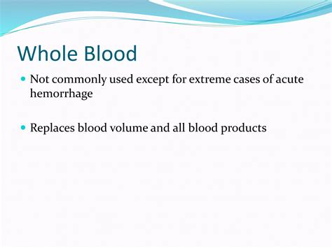 Blood Transfusions Ppt PPT