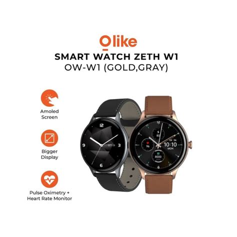 Jual Olike Zeth W Smartwatch Gps Touch Screen Monitor Jam Tangan