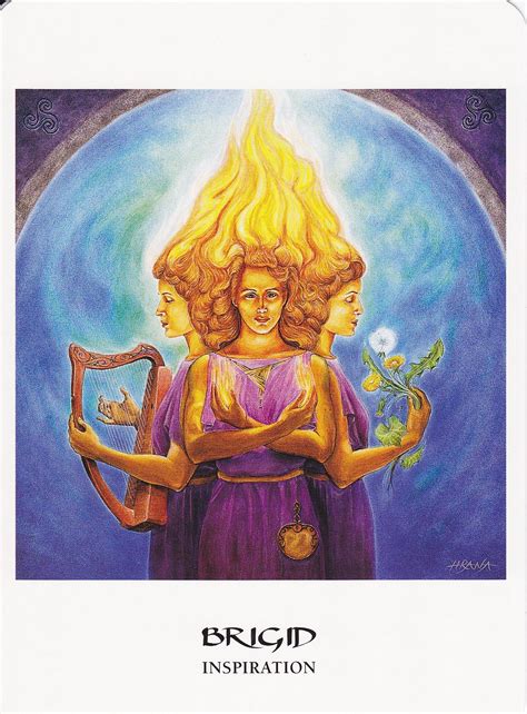 Brigid Celtic Gods Celtic Goddess Triple Goddess