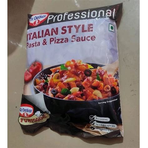 Dr Oetker Red Italian Style Pasta Pizza Sauce Packaging Type Packet