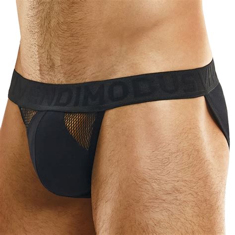 Modus Vivendi Mesh Tanga Briefs Black Inderwear