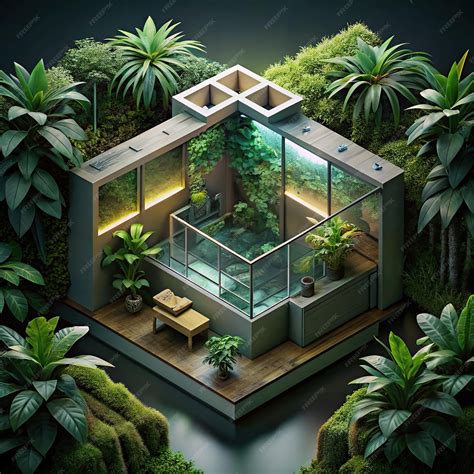 Premium Photo | Hidden Rainforest Research Lab