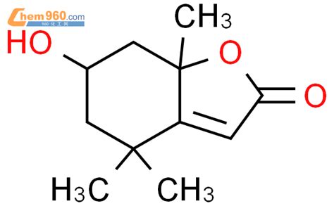 61927 07 9 24H 苯并呋喃酮5 6 7 7a 四氢 6 羟基 4 4 7a 三甲基 CAS号 61927 07 9 24H