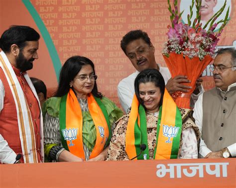 Kiran Choudhry Daughter Join Bjp Ahead Of Haryana Assembly Polls