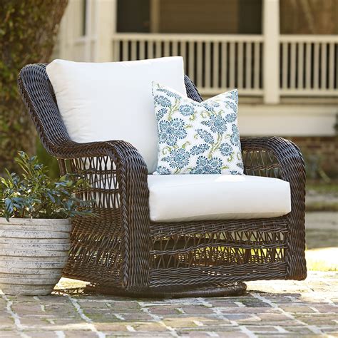 Birch Lane Rosemead Wicker Chair With Sunbrella® Cushions And Reviews Wayfair