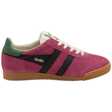 Buy Gola Womens Elan Sneakers In Fuchsia Black Green Online At Gola