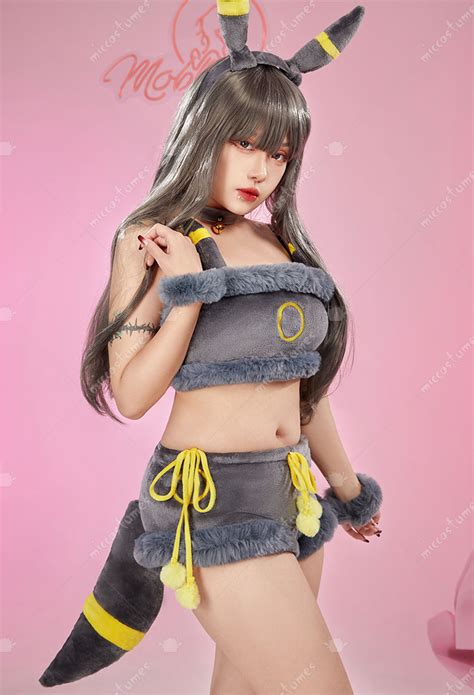 Crop Top And Panty With Socks And Headband Plush Sexy Lingerie Se Top Quality Lingerie For Sale