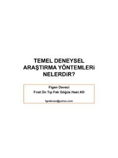 TEMEL DENEYSEL ARAŞTIRMA YÖNTEMLERi NELERDiR temel deneysel ara