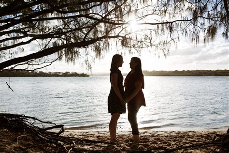 Same Sex Engagement Session Sunshine Coast Wedding Photographer