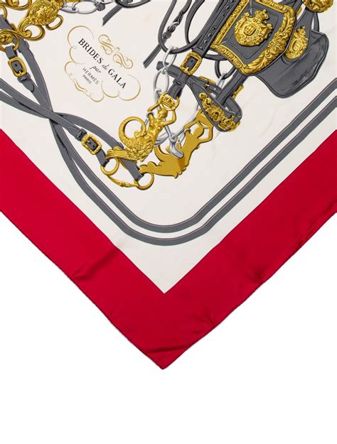 Hermès Hermès Bride de Gala Silk Scarf Silk Scarf Black Scarves and