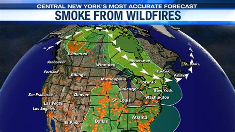 Canadian Wildfire Smoke Travels To Central New York