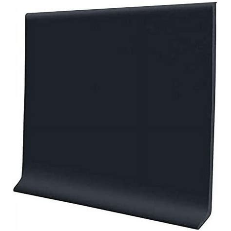 Proflex Black Vinyl Wall Base 4 Inch X 40 Ft Wall Base Trim With