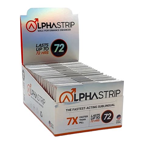 Alpha Strip 72hrs Male Enhancer