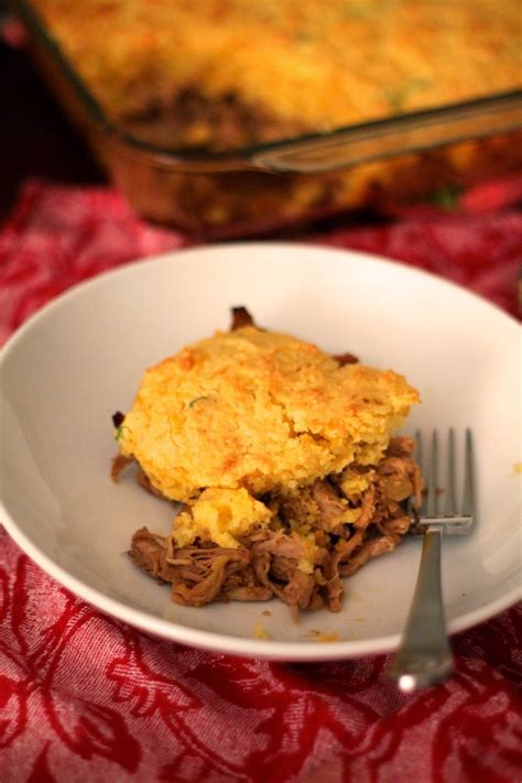 Young And Entertaining Pulled Pork Casserole With Cornbread Crust