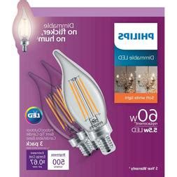 Philips Led Classic Glass Dimmable Ba Bent