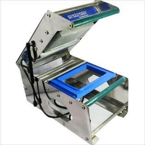 Automatic Disposable Plastic Food Meal Tray Thali Sealing Machine At