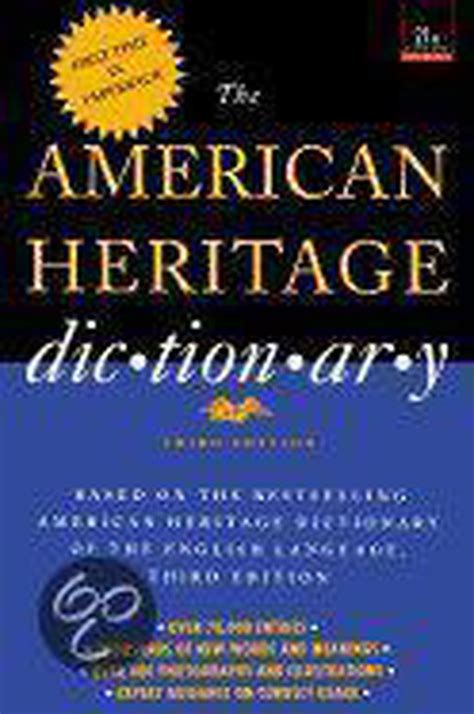 The American Heritage Dictionary | 9780385312547 | American Heritage ...