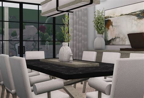 Elegant Bloxburg Dining Room Inspiration 🪞🪴