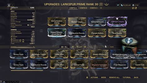 Larkspur Prime Build's Discussion - Players helping Players - Warframe ...