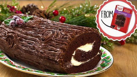 Easy Yule Log Recipe Using Boxed Cake Mix How To Make A Gorgeous B Che