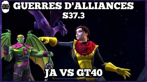 Guerres D Alliances Saison Sur Mcoc Guerre Ja Vs Gt Youtube