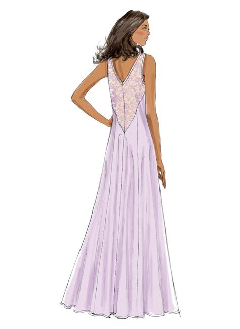 Sewing Pattern For Womens Lingerie Robe Nightgown Pattern Etsy