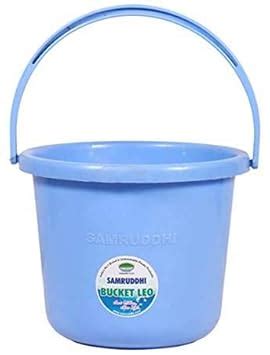 Samruddhi Plastic Bucket Ltr Multi Color Amazon In Home Improvement