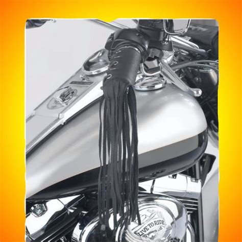 Buy Leather Motorcycle Handlebar Grip Covers W Fringe Give Your