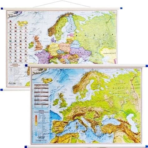 EUROPA MAPA POLITYCZNA PUZZLE MAGNETYCZNE DUŻE XXL