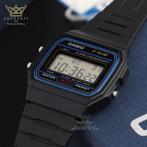 ساعت کاسیو نوستالژیک CASIO F-91W-1DG - فروشگاه اشرافی