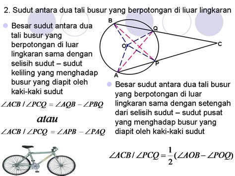 Matematika Kelas Viii Oleh Rumadi S Pd Sudut Antara Dua Tali Busur