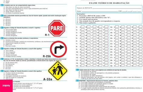 Total Imagem Modelo De Prova Do Detran Br Thptnganamst Edu Vn