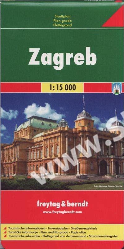 Zagreb Záhřeb Plán Freytagandberndt 1 15t Chorvatsko Sevt Cz