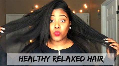 Essntl How To Grow Healthy Relaxed Hair In 2019 Healthy Relaxed